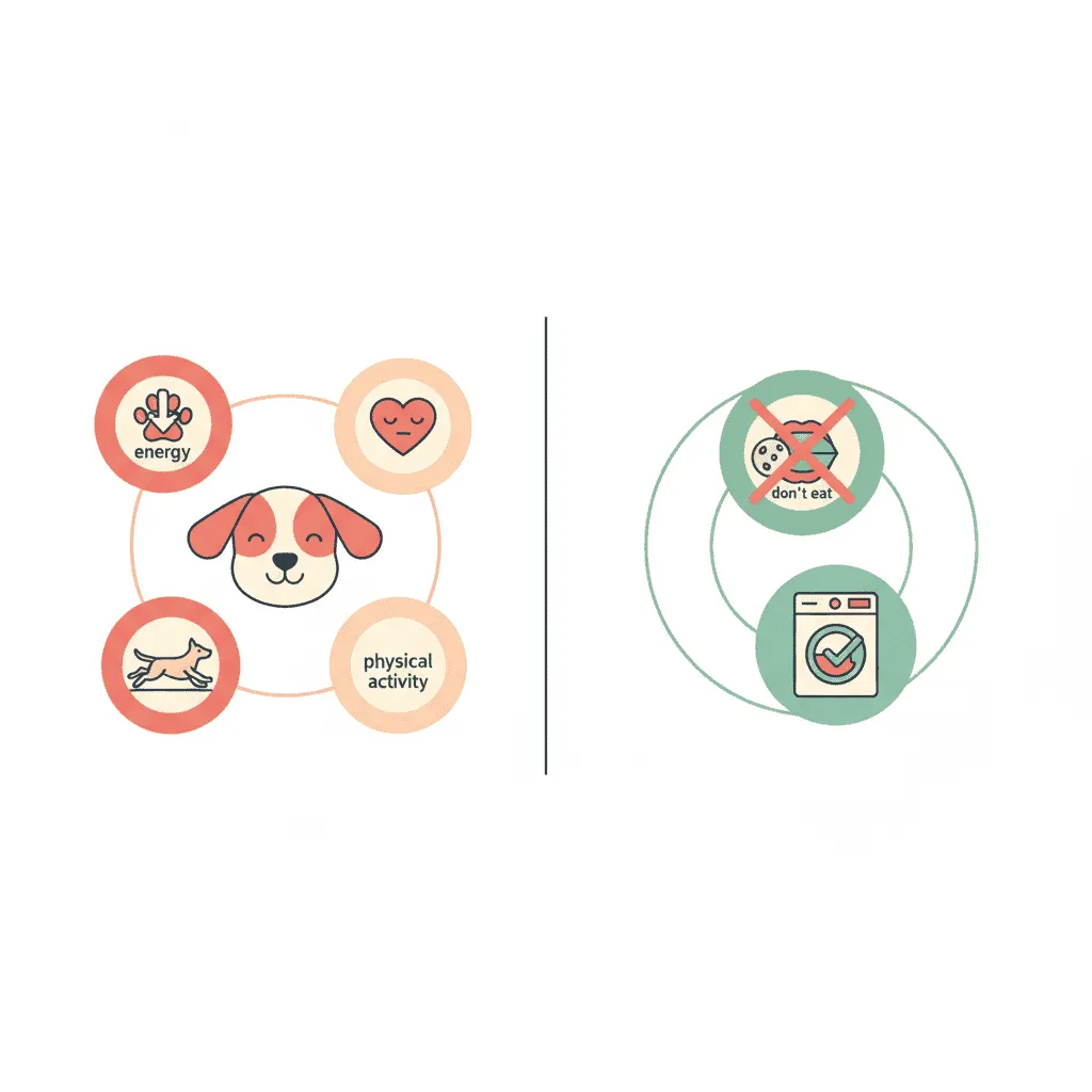 노즈워크 장난감 선택 기준 — 에너지 소모·활동량과 삼킴 방지·세탁 가능 여부