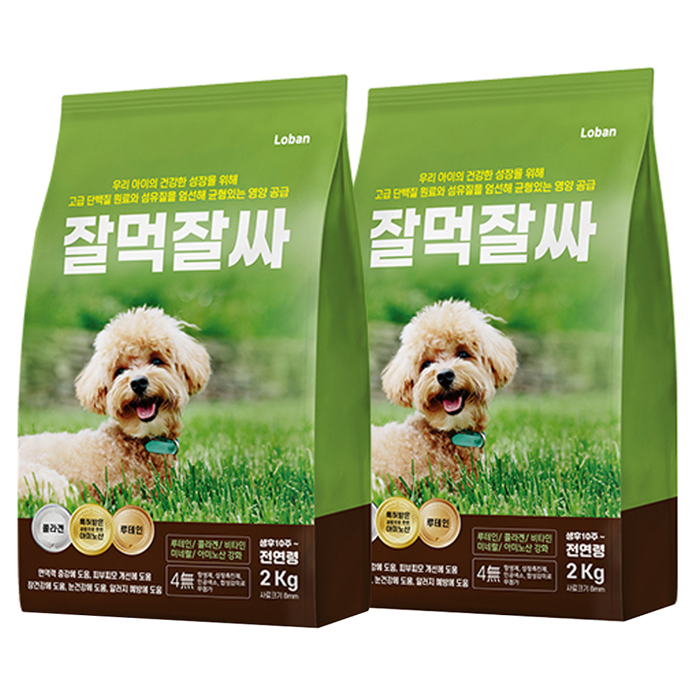 잘먹잘싸 전연령 강아지 건식사료 - 32,040원