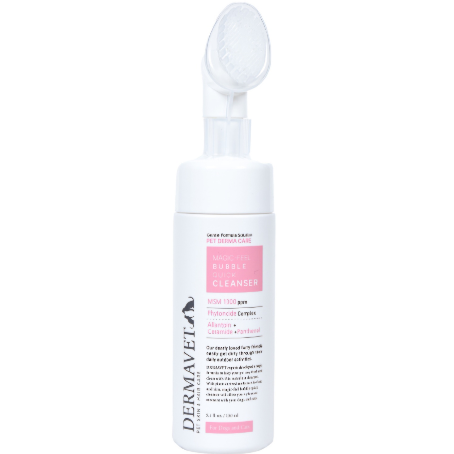 더마벳 저자극 반려동물 노워시 강아지발세정제, 1개, 150ml - 16,000원