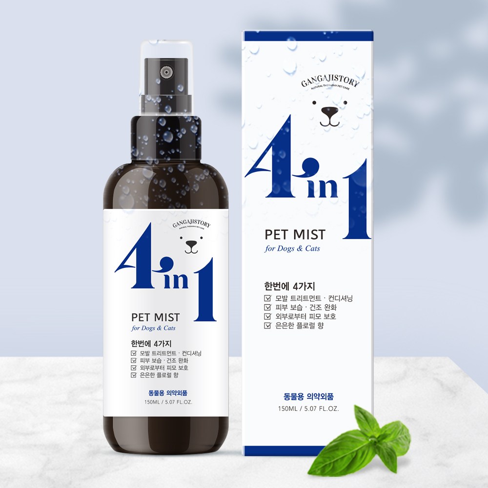 강아지스토리 포인원 펫 미스트, 1개, 150ml - 14,800원
