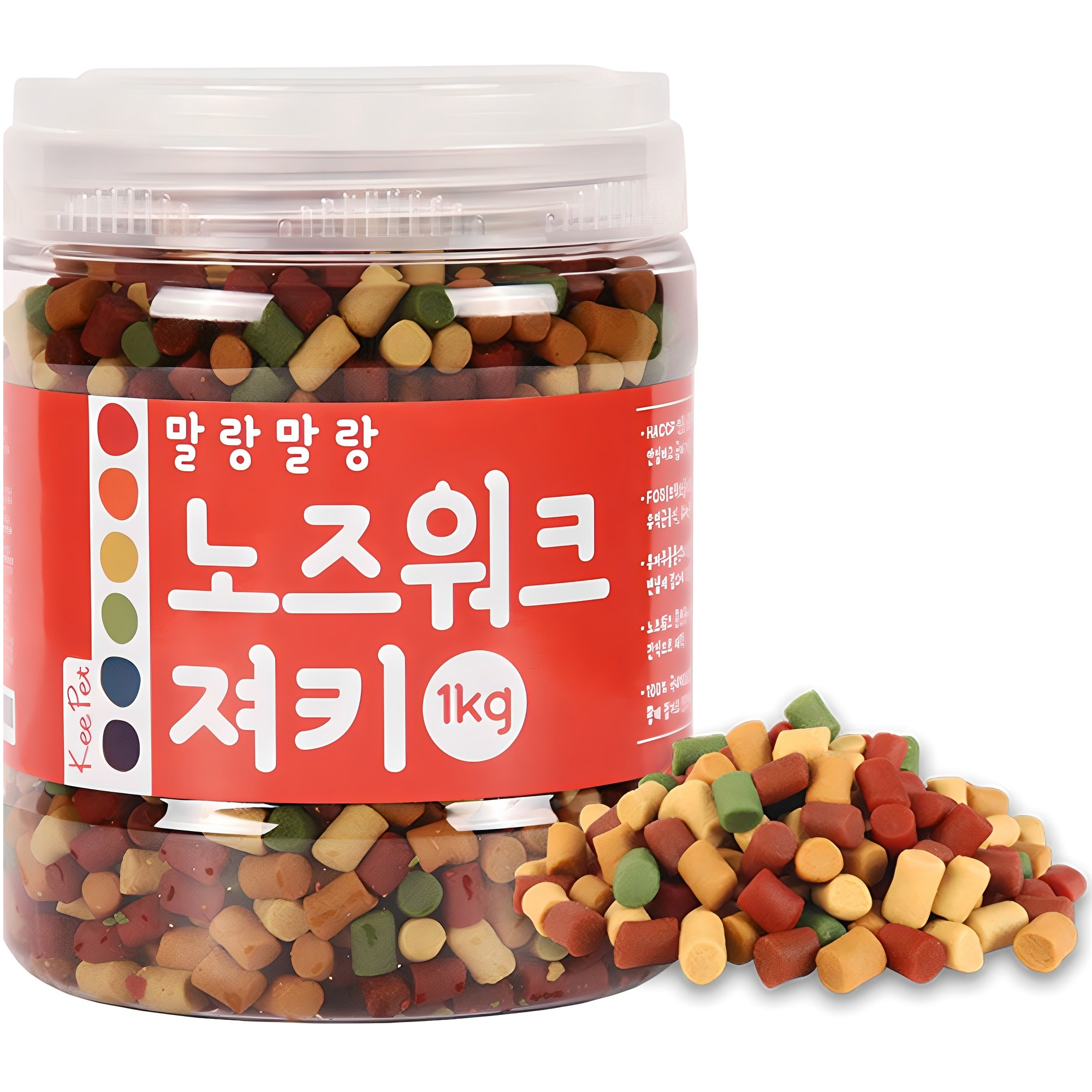 킵펫 강아지 말랑말랑 노즈워크 져키 1kg - 12,900원