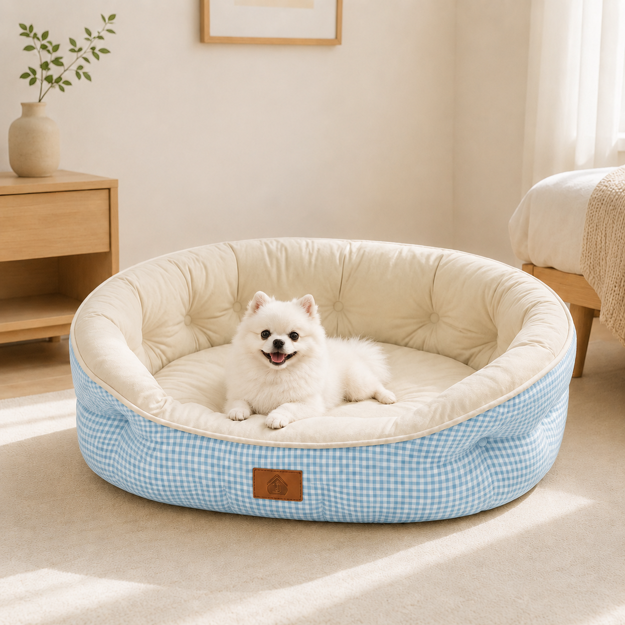 WHH 사계절 폭신한 강아지 방석 고양이 쿠션 통세탁 펫베드 - 21,990원