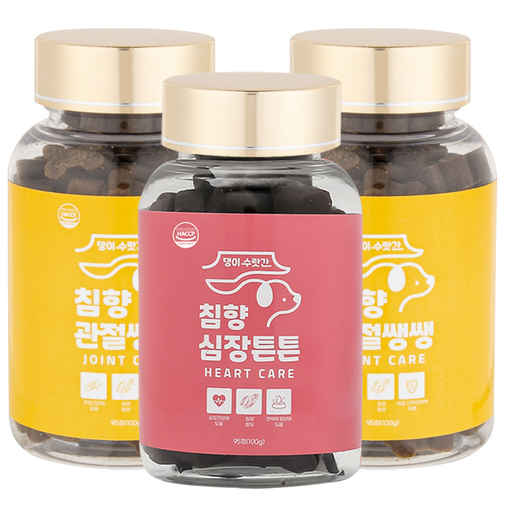 강아지 눈 관절 심장 피부 종합 영양제 (100g) - 65,700원