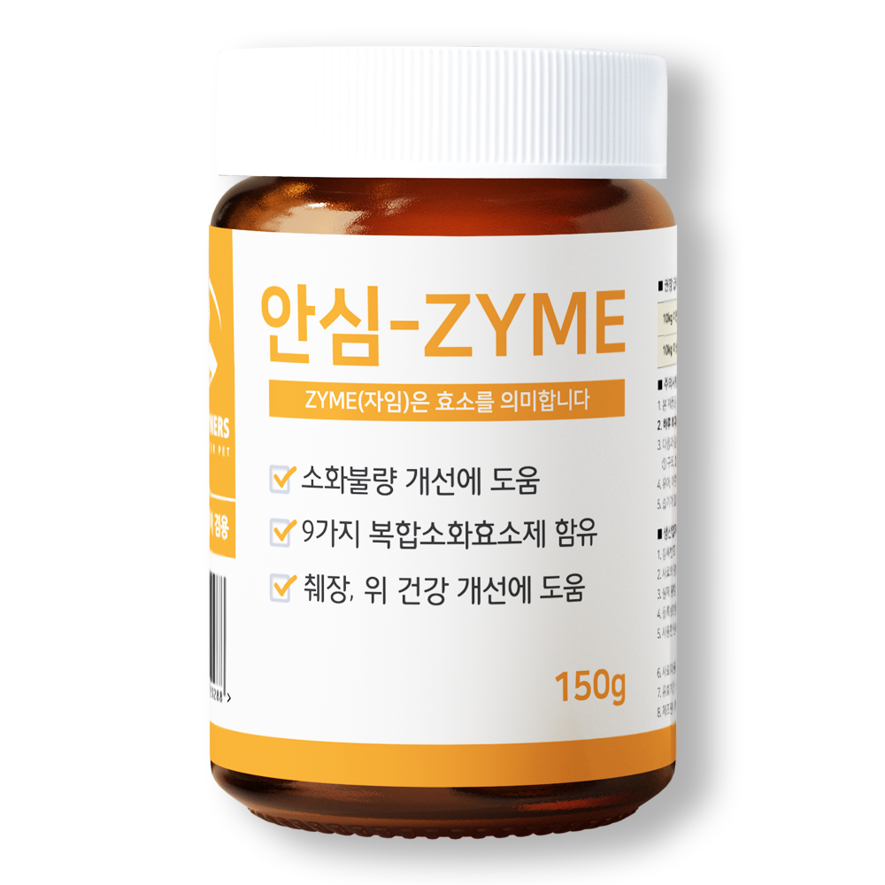 펫파트너스 강아지 소화효소 안심ZYME (소화기능 보조, 3회분) - 29,300원