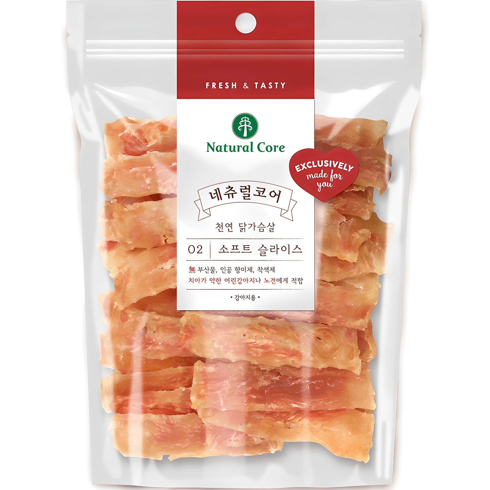 네츄럴코어 강아지 소프트 슬라이스 건조 간식 - 6,760원