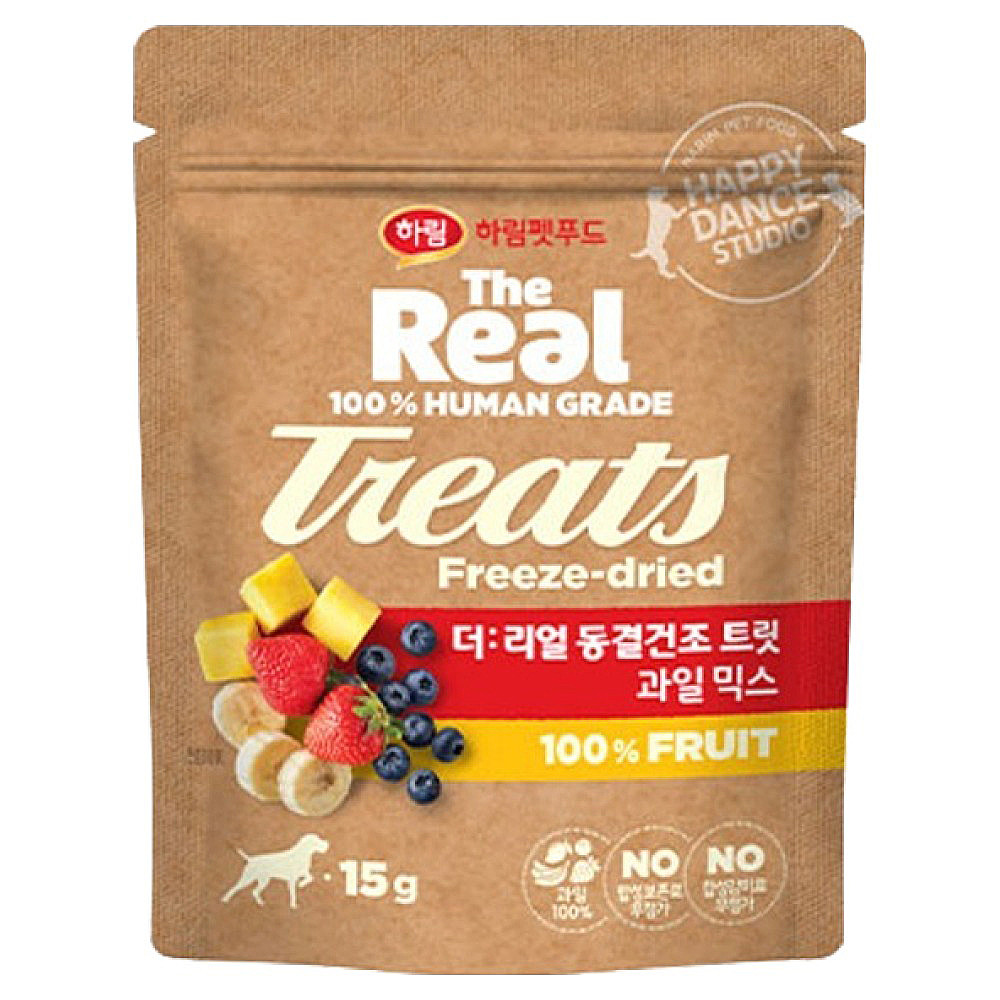 하림펫푸드더리얼 강아지 동결건조 트릿 - 6,180원