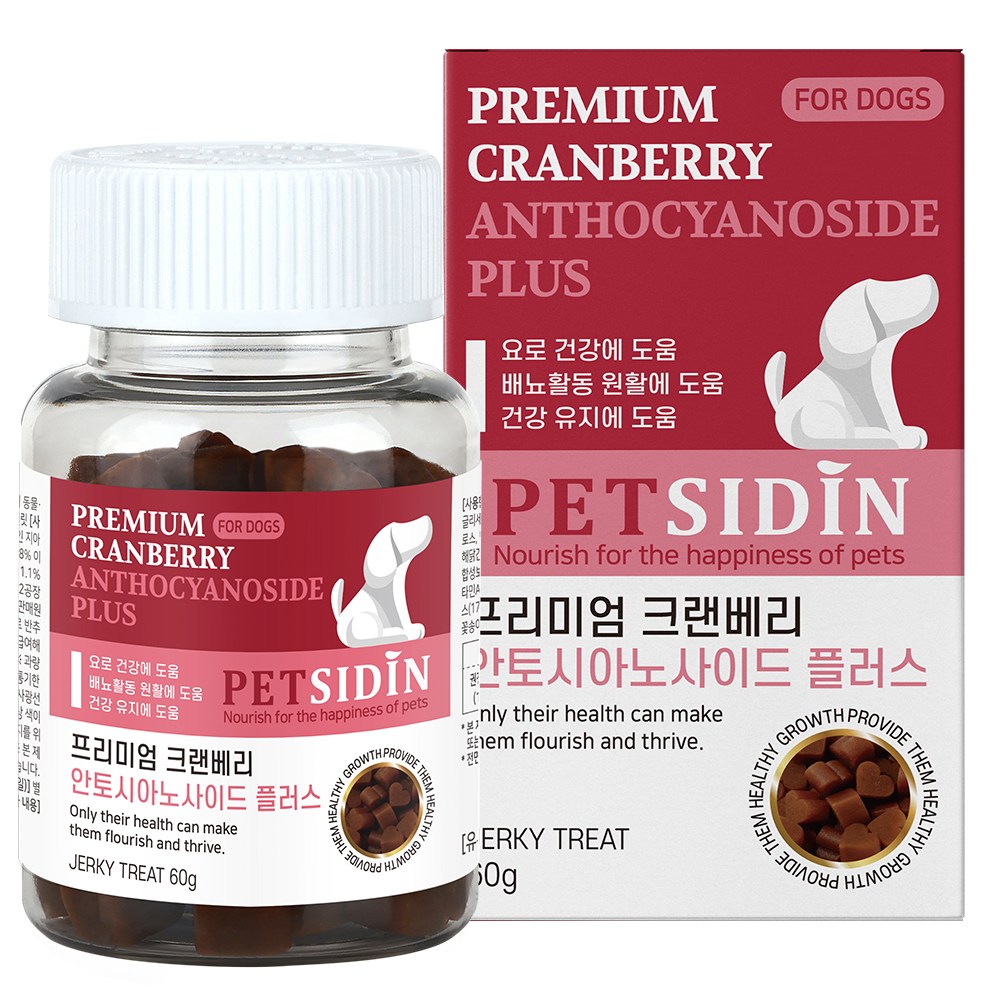 펫시딘 강아지 프리미엄 영양제, 60g, 요로 건강, 1개 - 19,800원