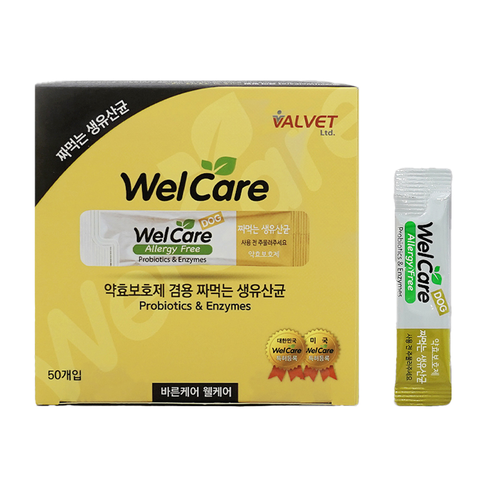 웰케어 강아지 유산균 영양제, 110g, 장건강/유산균, 1개 - 40,990원