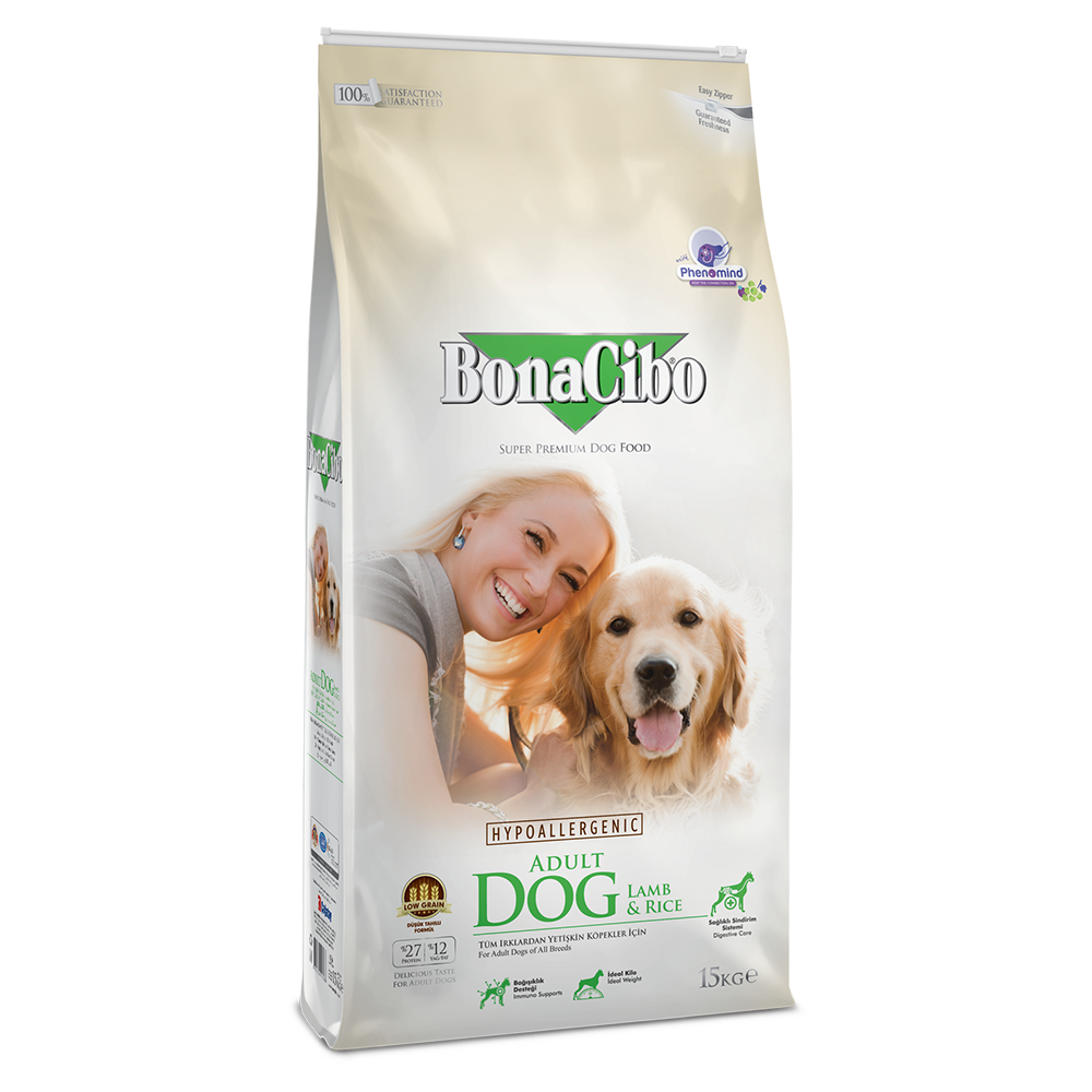 보나시보 어덜트 램 & 라이스 15kg - 135,000원