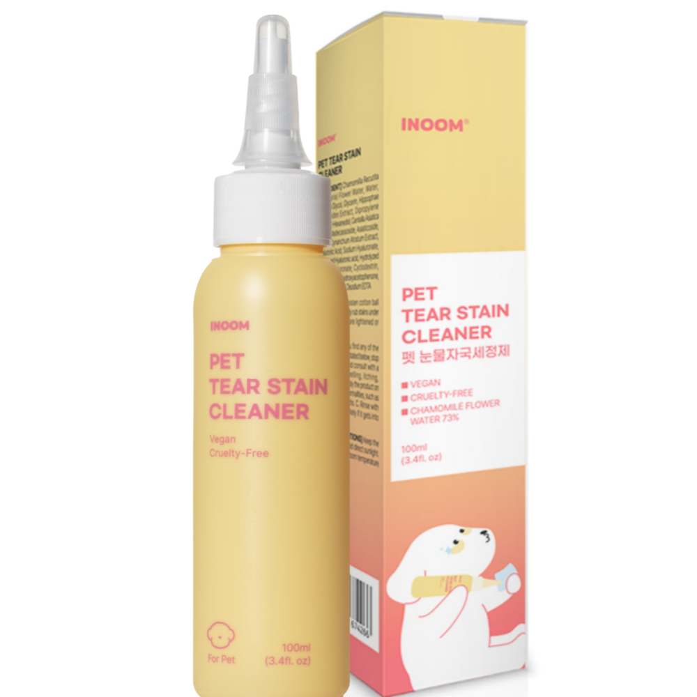 이눔 꽃수 73% 눈가얼룩 & 눈꼽 냄새제거 강아지 눈물자국 세정제, 1개, 100ml - 8,700원